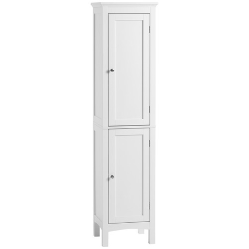 Badhochschrank weiß