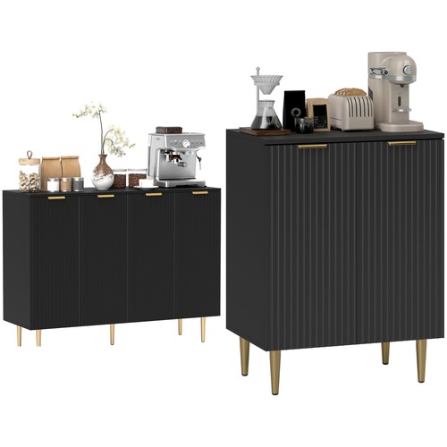 Homcom sideboard buffetschrank - sideboard,