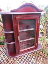 Vintage Holz Wandschrank zum