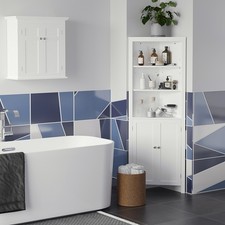 Eck-Badezimmerschrank